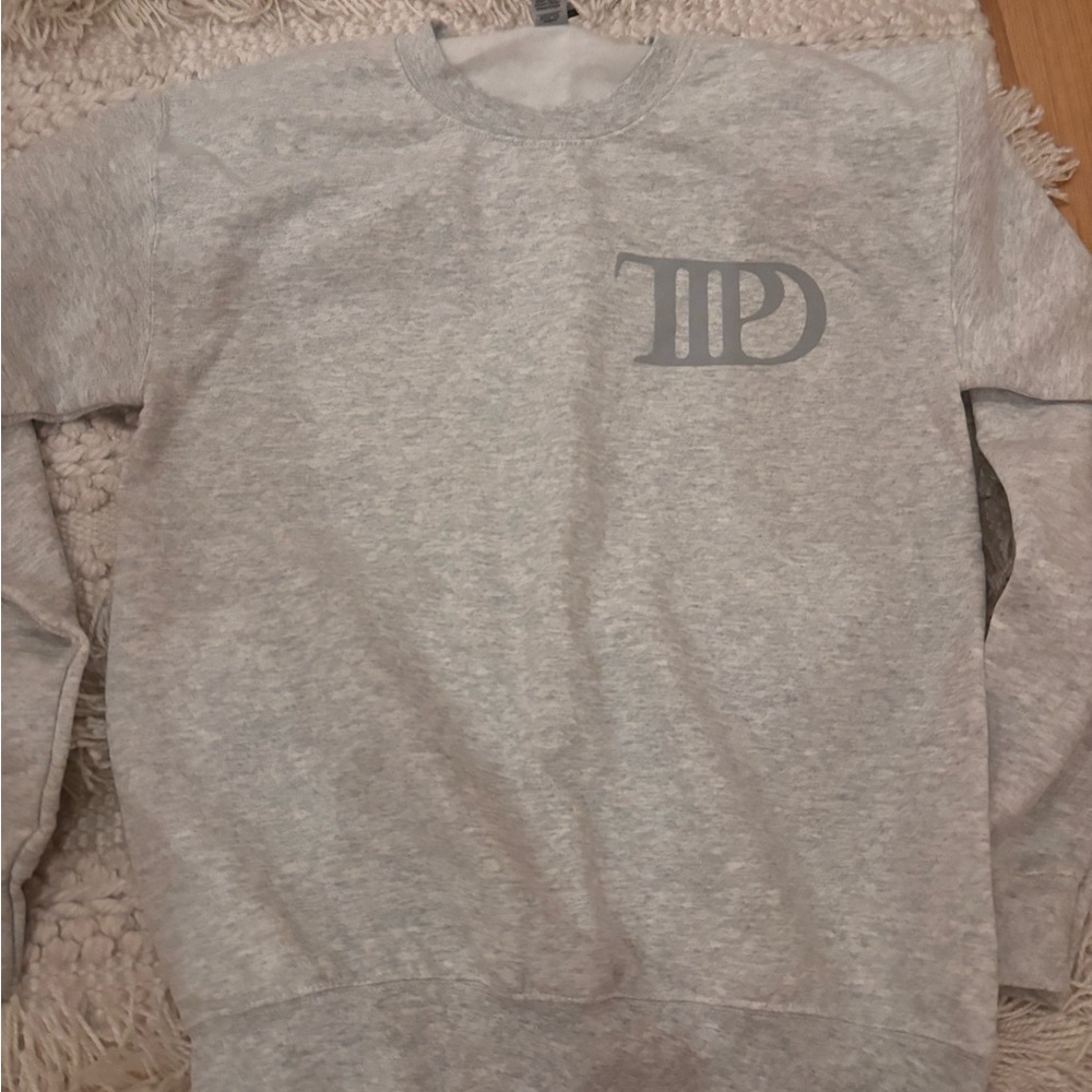 Taylor Swift Gray Logo Crewneck Sweater